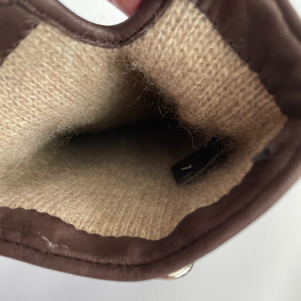 Vintage Coach Leather Signature Cuff Glove - Picture 3 of 5